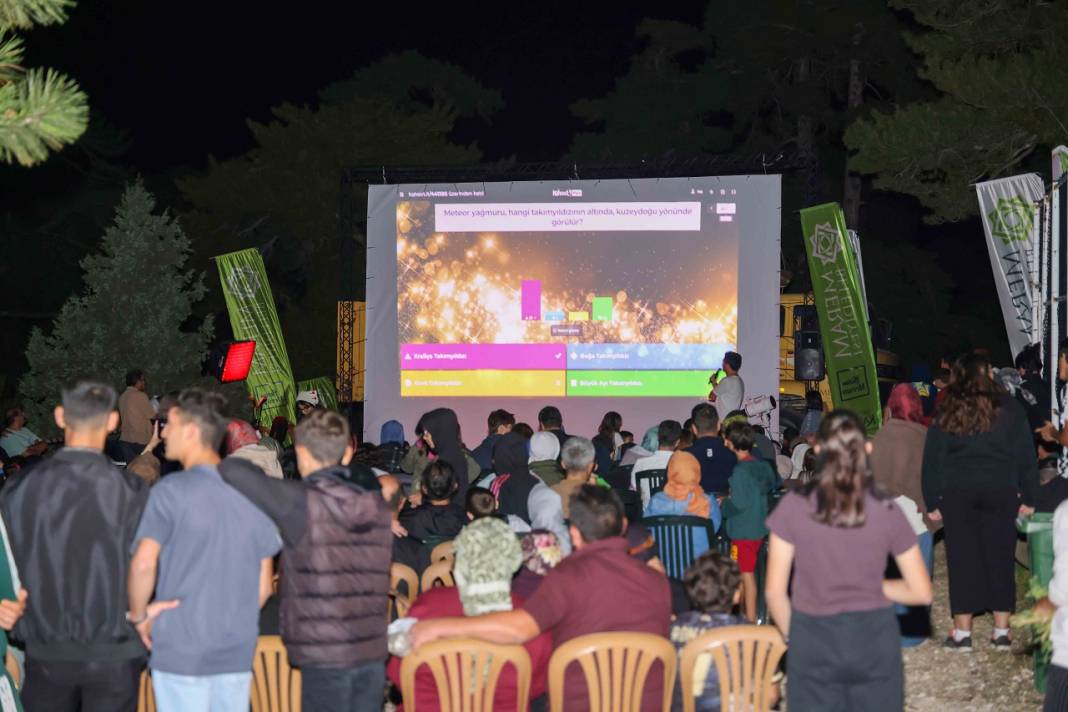 Meram'da Meteor Yağmuru seyri, festivali aratmadı 5